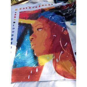 Art Print T-shirt Vuguu M WHITE ARTIST PRINT